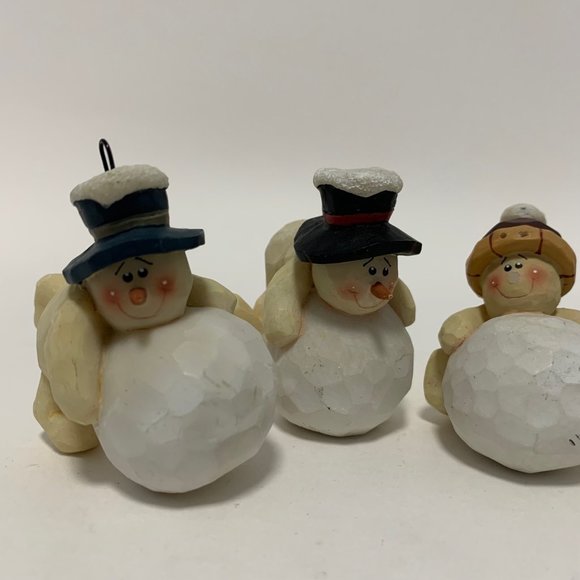 Frolicking Snowmen Ornaments 4 - Picture 2 of 9